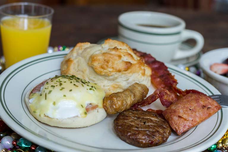 Park View Hotel breakfast plate